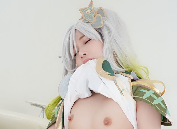 白餡堂おじさん大好きちっぱいメスガキレイヤー無毛おま〇こデカチン種付けSEX【原〇 ナヒーダ】