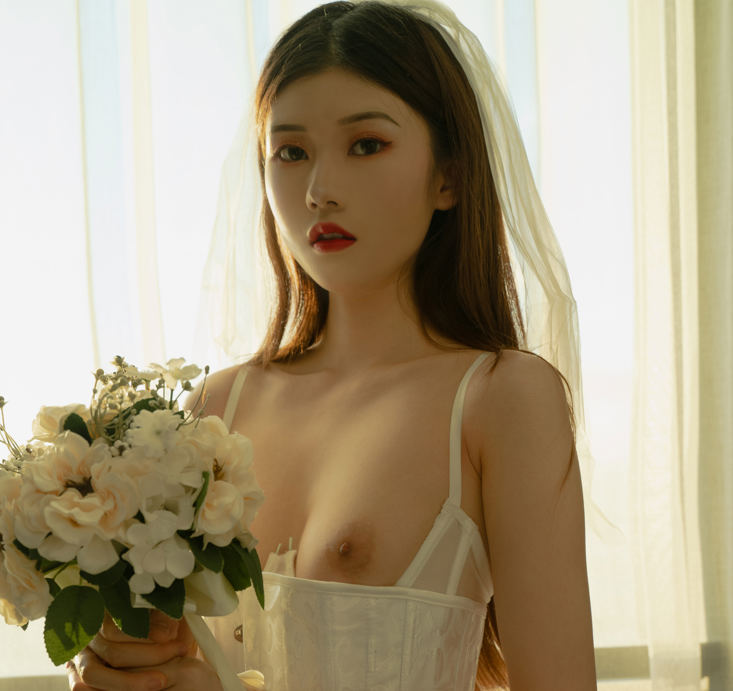 翎梵 熙涵 婚纱高清图集06期[28P/240MB]