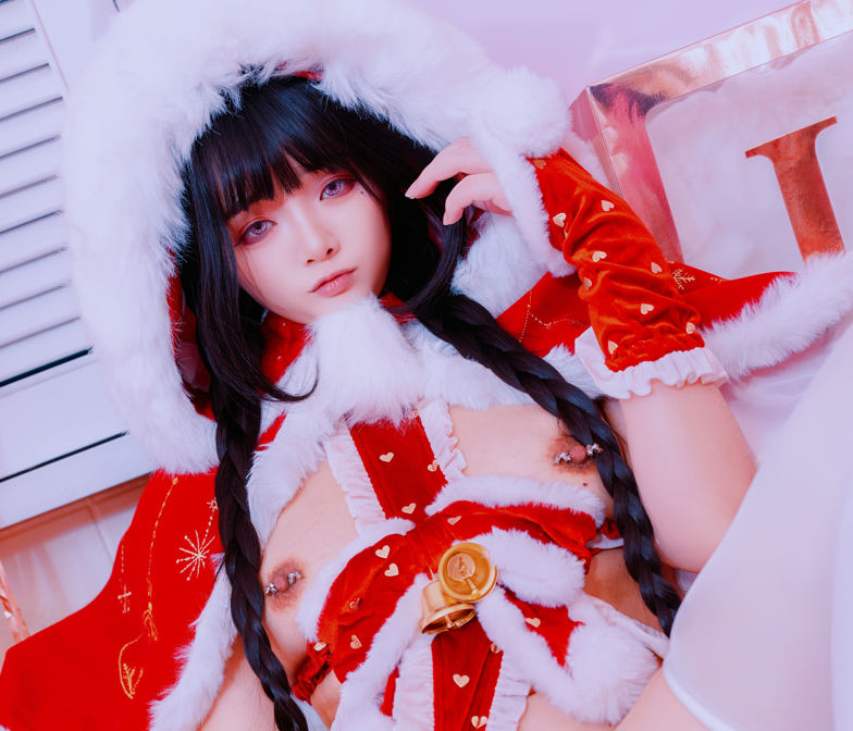 福利姬落落Raku –  圣诞老人 Santa Tell Me高清图集[71/500MB]